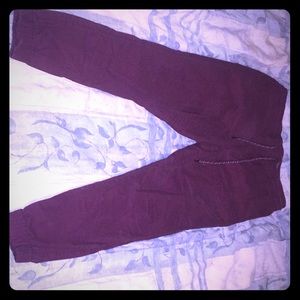 Aéropostale large men’s maroon jogger pants